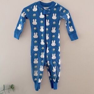 Hanna Andersson x Miffy 2-way zip sleeper (6-12 mons)